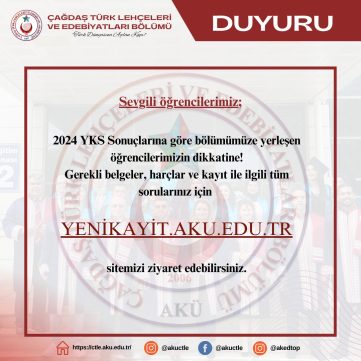 YENİ KAYITLAR DUYURU